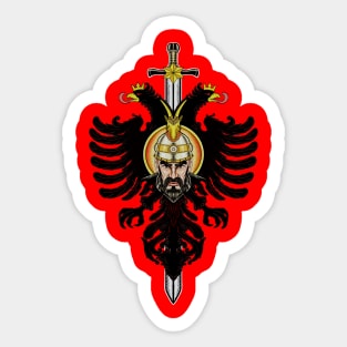 Albanian Eagle Sticker